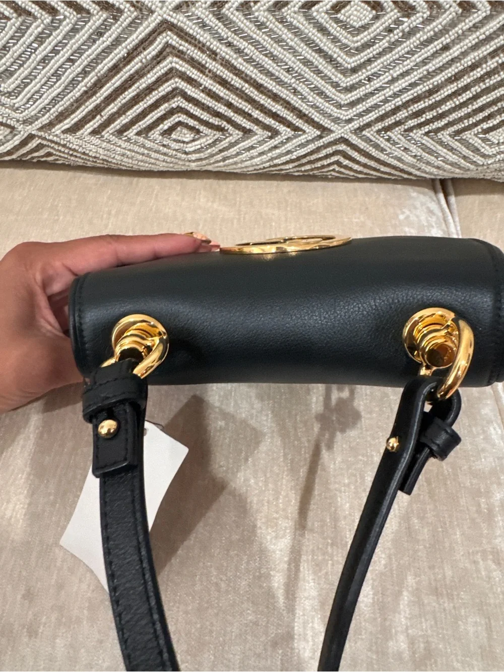 Gucci Blondie GG Mini Bag Web Stripe Strap